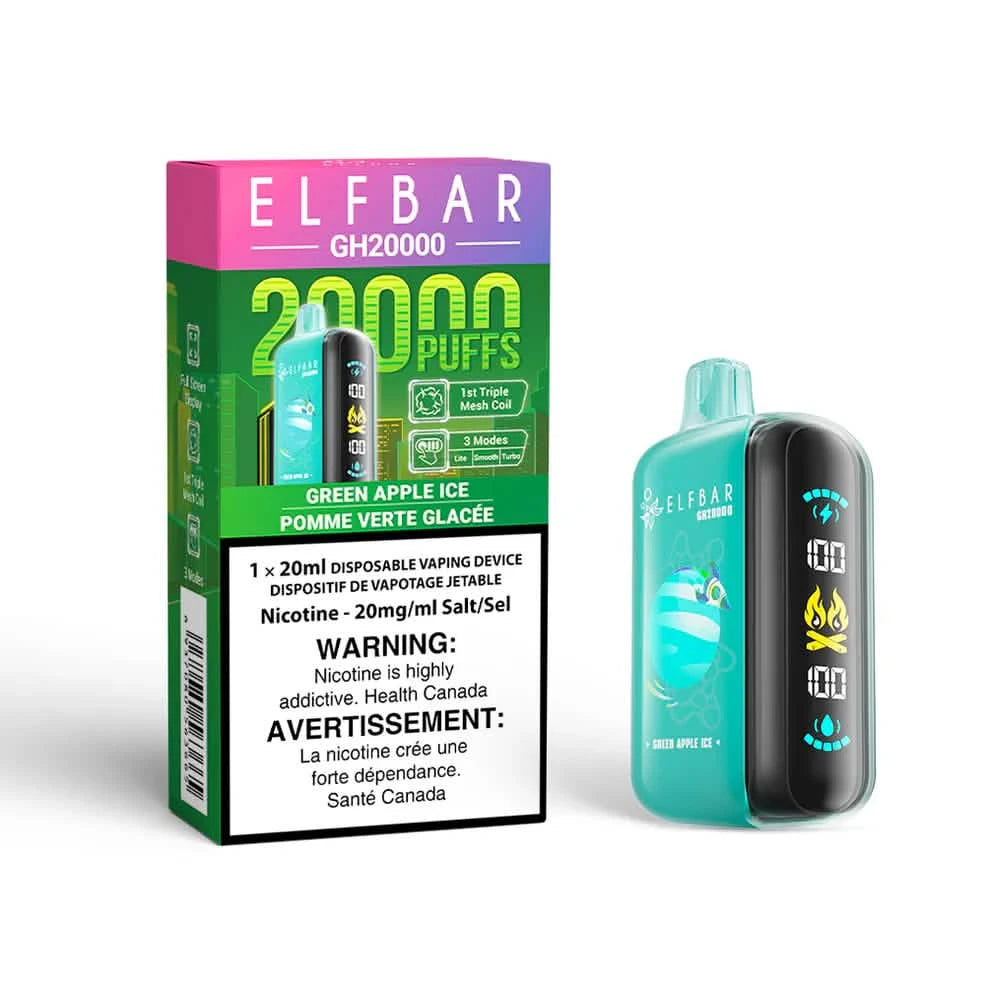 Elf Bar GH20000 Green Apple Ice