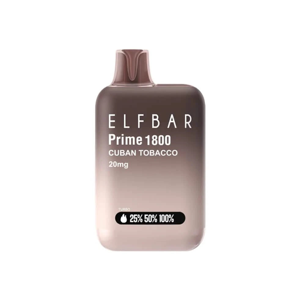 Elf Bar Prime 1800 Cuban Tobacco Vape