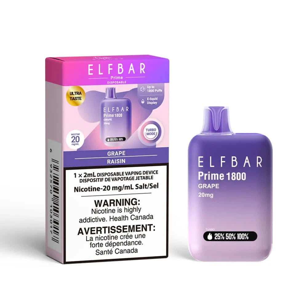 Elf Bar Prime 1800 Grape