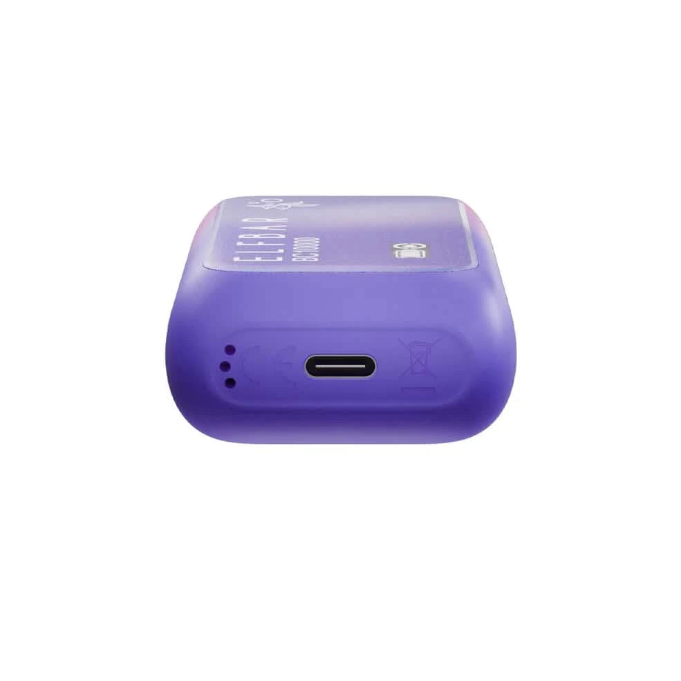 Elf Bar BC10000 Grape Ice Charging Port