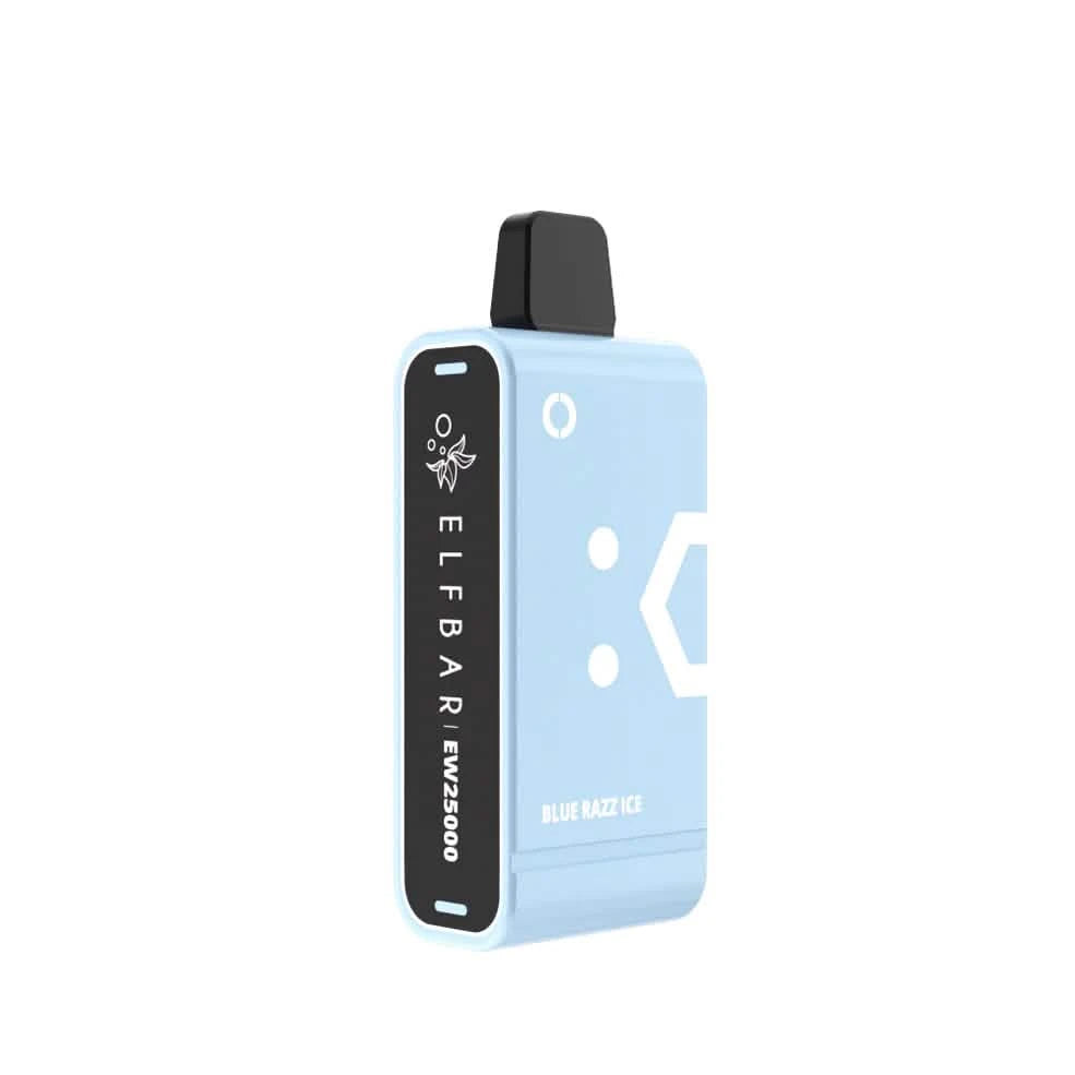 Elf Bar EW25000 Pods Blue Razz Ice 3/4 Front