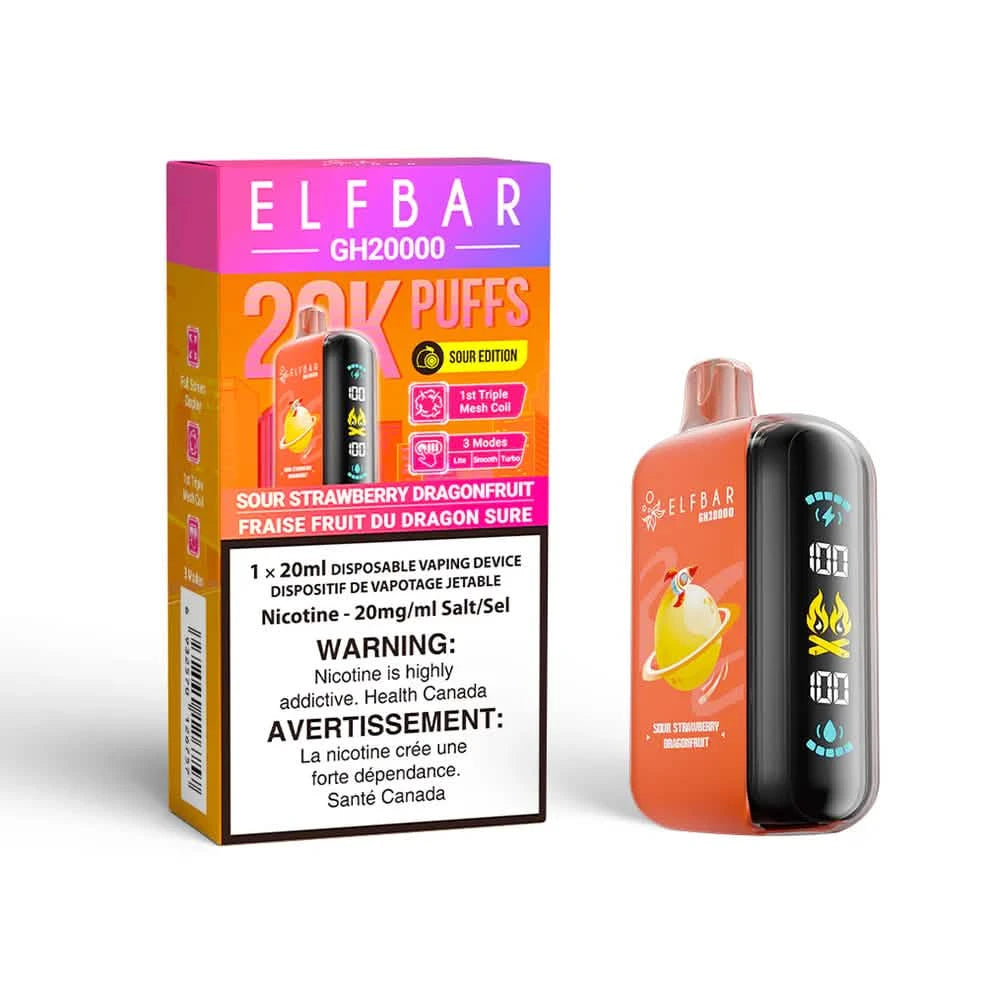 Elf Bar GH20000 Sour Strawberry Dragonfruit