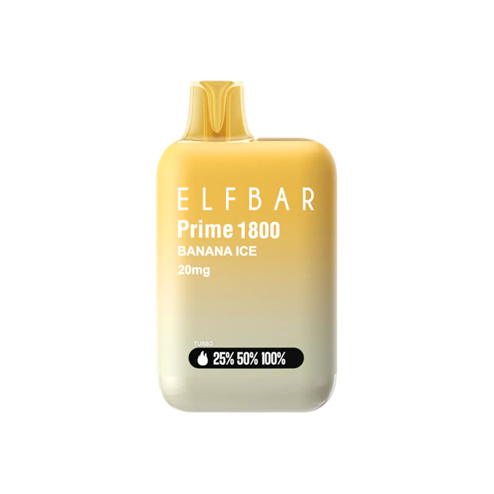 Elf Bar Prime 1800 Banana Ice Vape