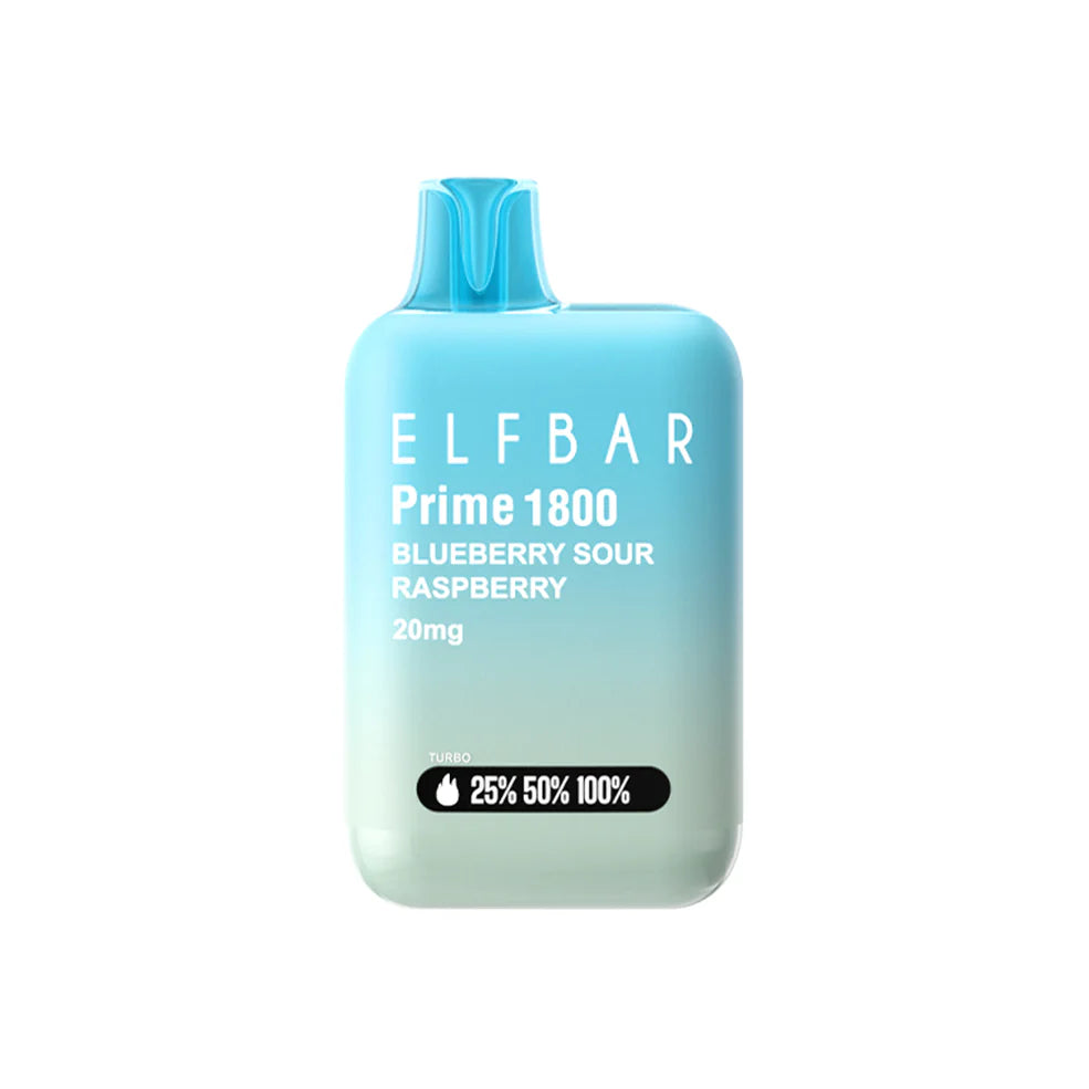 Elf Bar Prime 1800 Blueberry Sour Raspberry Vape